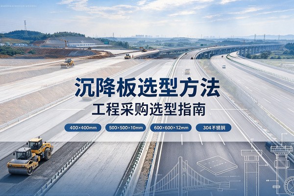 翔安沉降板选择方法