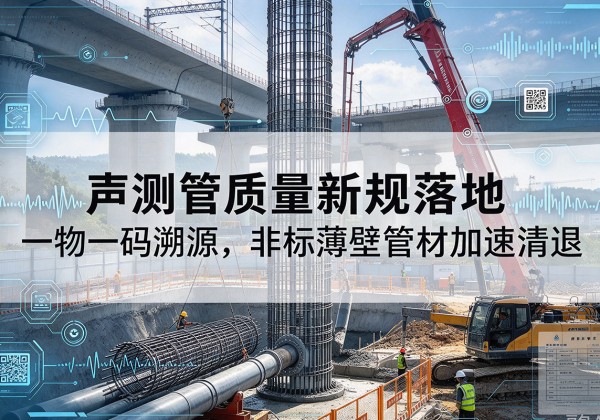 翔安声测管质量新规落地，一物一码溯源，非标薄壁管材加速清退