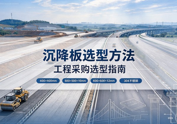 翔安沉降板选择方法
